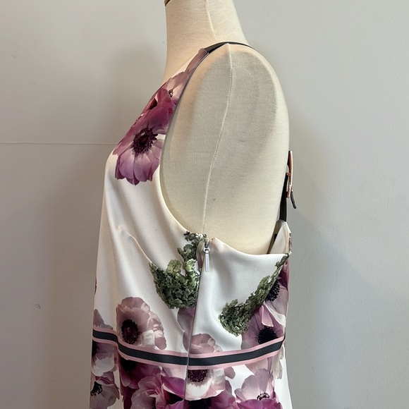 Ted Baker Floral Dress - Size 5 (XL/12-14) - Picture 4 of 12
